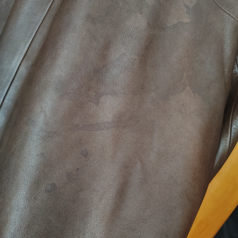 Polo by Ralph Lauren Large Brown Leather Jacket L - Picture 5 of 9